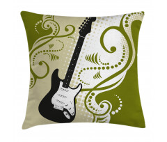 Electric Bass Guitar Pillow Cover