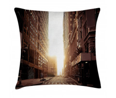Early Morning Manhattan Pillow Cover