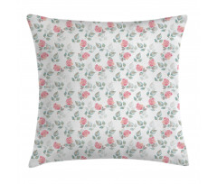 Rose Petals Blossoms Pillow Cover
