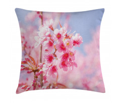 Sakura Blossom Branches Pillow Cover