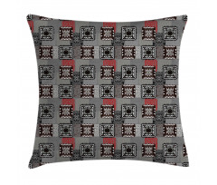 Aztec Ornament Lace Pillow Cover