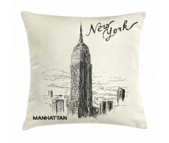 Urban Skyscrapers Pillow Cover