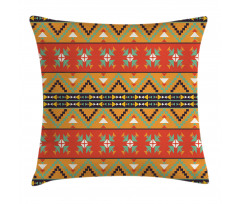 Tribal Aztec Motifs Pillow Cover
