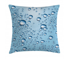 Glass with Water Marks Pillow Cover