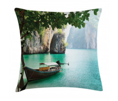World Seascape Shore Pillow Cover
