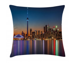 Toronto Urban City Pillow Cover