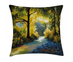 Nature Forest Meadows Pillow Cover