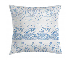 Japanese Kanagawa Wave Pillow Cover