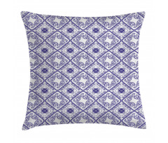 Art and Craft Flower Pillow Cover