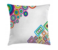 Colored Rectangle Form Pillow Cover