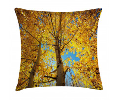 Autumn Trees Leaf Forest Pillow Cover