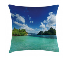 Botanic Sea Mountain Pillow Cover