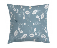 Buds Blossoms Leaves Ivy Pillow Cover