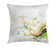Flowers Ivy Leaves Ivy Pillow Cover