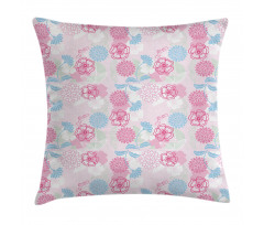 Flowers Ivy Leaves Buds Pillow Cover