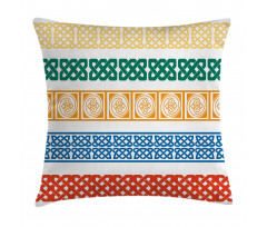 Coloful Greek Tiles Pillow Cover