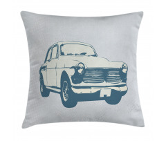 Vintage Old Custom Car Pillow Cover