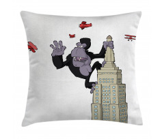 King Monkey Cartoon Pillow Cover