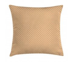 Wavy Elliptic Pattern Pillow Cover