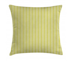 Vertical Stripes and Dots Pillow Cover
