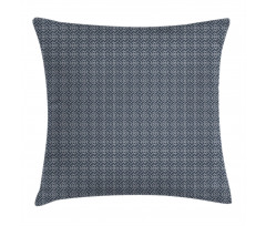 Geometric Floral Motif Pillow Cover