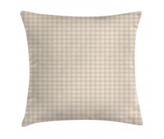 Retro Shabby Checked Pillow Cover