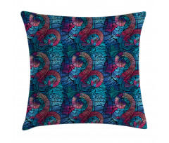 Mosaic Shell Swirls Pillow Cover
