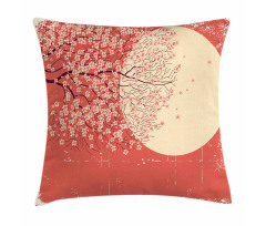Cherry Sakura Blossoms Pillow Cover