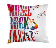 Rock Jazz Lettering Pillow Cover
