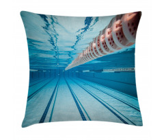 Swimming Pool Sports View Pillow Cover
