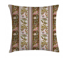 Persian Floral Pattern Pillow Cover