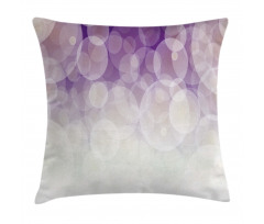 Hazy Circles Digital Pillow Cover