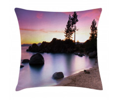 Landscape Lake Tahoe Pillow Cover