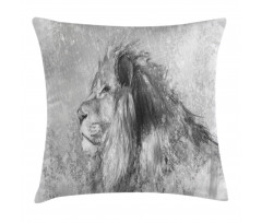 Sketch Safari Lion Pillow Cover