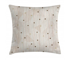 Swirls Pattern Circles Pillow Cover