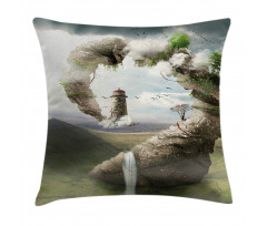 Dreamland Stone Bridge Pillow Cover