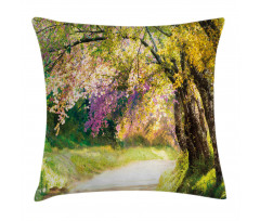 Spring Park Walkway Pillow Cover