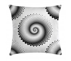 Spiral Dots Pattern Pillow Cover