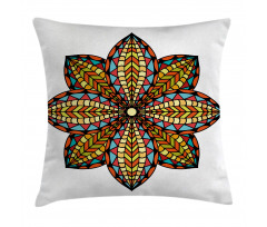 Colorful Floral Pillow Cover