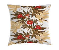 Exotic Climbing Ivy Pillow Cover