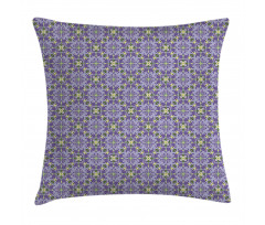 Ornate Floral Motifs Pillow Cover