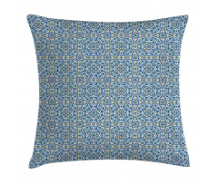 Curvy Circular Hand Tile Pillow Cover