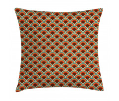 Curvy Waved Old Spots Pillow Cover