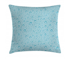 Water Drops Oceanic Naval Pillow Cover