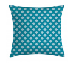 Polka Dots Soft Sea Colors Pillow Cover