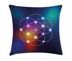 Circles Grid Esoteric Pillow Cover