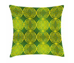 Vivid Flower of Life Pillow Cover