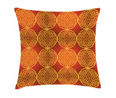 Flower Medieval Tones Pillow Cover