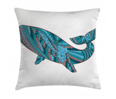 Humpback Whale Sea Pillow Cover