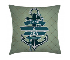 Diamond Pattern Nautical Pillow Cover